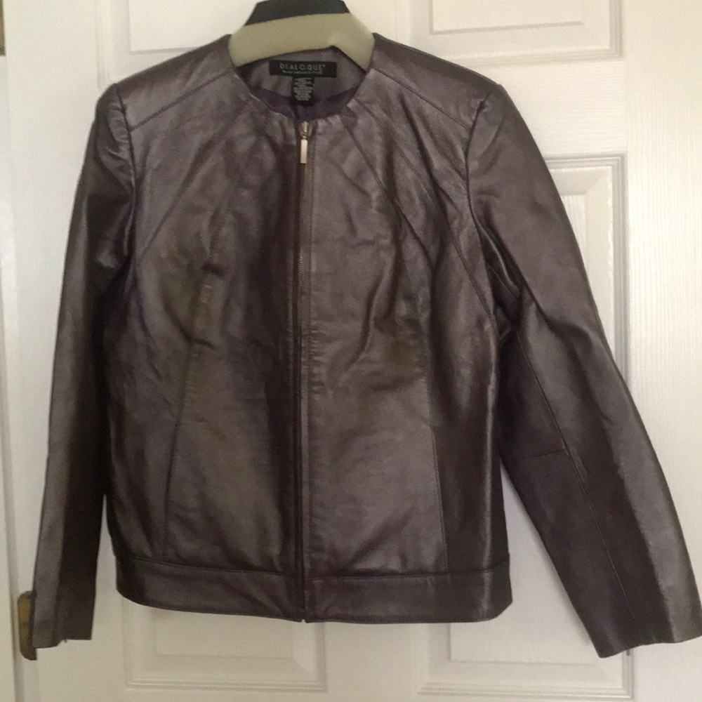 Dialogue Leather Jacket - image 1